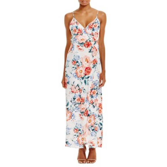 MINKPINK Dresses & Skirts - Minkpink floral wrap dress sz M